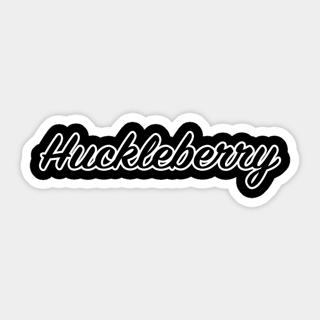Huckleberry Sticker by lenn